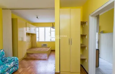 Kitnet / stúdio para alugar na rua barão de teffe, 253, menino deus, porto alegre, 30 m2 por r$ 1.630