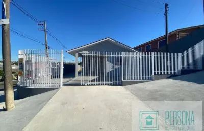 Casa para locação em ponta grossa, nova rússia, 3 dormitórios, 2 banheiros, 2 vagas