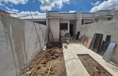 Casa com 2 quartos à venda na rua angélico tosin, 170, campo de santana, curitiba por r$ 250.000
