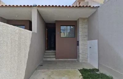 Casa com 2 quartos à venda na rua irmã eleonora de souza, 130, tatuquara, curitiba, 40 m2 por r$ 240.000