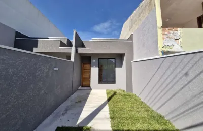 Casa com 2 quartos à venda na rua carlos amoretty osório, 194, sítio cercado, curitiba por r$ 340.000