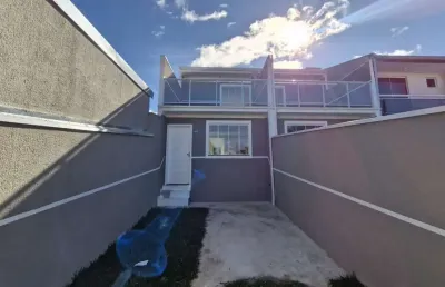Casa com 2 quartos à venda na rua rogério zara do amaral, 382, campo de santana, curitiba por r$ 305.000