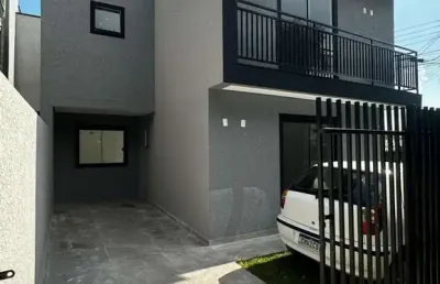 Casa com 2 quartos à venda na rua júlio salsamendi, 151, tatuquara, curitiba por r$ 380.000