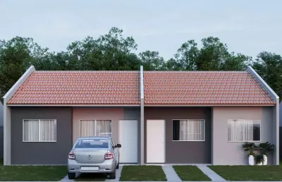 Casa em condomínio fechado com 2 quartos à venda na avenida rio amazonas, 5160, estados, fazenda rio grande, 49 m2 por r$ 264.990