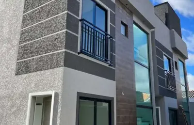 Casa em condomínio fechado com 3 quartos à venda na rua waldemar pereira da silva, 489, uberaba, curitiba por r$ 599.000