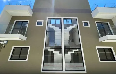 Casa em condomínio fechado com 4 quartos à venda na rua luiz gallieri, 130, uberaba, curitiba por r$ 900.000