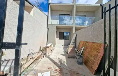 Casa com 2 quartos à venda na rua professora ivette rocha krüger, 342, cidade industrial, curitiba por r$ 380.000