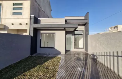 Casa com 3 quartos à venda na avenida londres, 981, gralha azul, fazenda rio grande por r$ 320.000