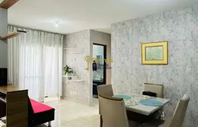 Apartamento mobiliado 02 quartos, área de lazer e churrasqueira por apenas r$2.600,00 - bairro espinheiros