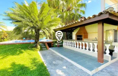 Casa térrea mobiliada á venda, jardim acapulco - guarujá / sp
