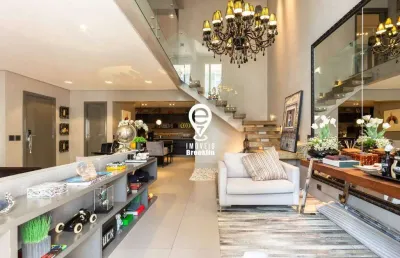 Apartamento duplex 163m 2 suítes 3 banheiros 2 vagas mobiliado e decorado em moema