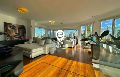 Apartamento duplex para aluguel, 4 quartos, 4 suítes, 6 vagas, brooklin paulista - são paulo/sp