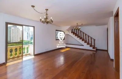 Excelente cobertura duplex em moema 289m² - 3 suites - piscina - 4 vagas