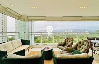 Apartamento à venda com 158m², 3 dormitórios, 2 vagas com vista ao mar - guarujá