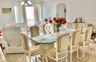 Lindo apartamento para locação de 4 dormitórios 3 suites no guaruja! mobiliado