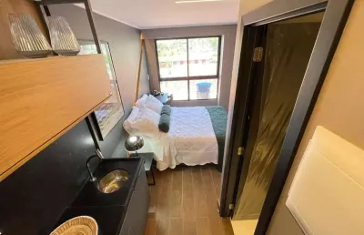 Flat para venda em joão pessoa, tambau, 2 dormitórios, 1 suíte, 1 banheiro, 1 vaga