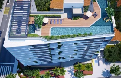 Apartamento na planta para venda em joão pessoa, tambau, 3 dormitórios, 2 suítes, 1 vaga