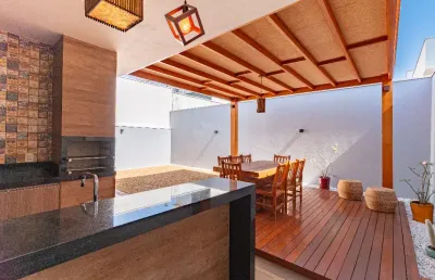 Casa térrea de condomínio a venda no real park sumaré com 3 quartos, climatizada e pronta para morar