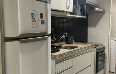 Lindo apartamento mobiliado  à venda com 02 quartos na praia do futuro