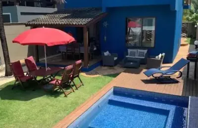 Casa em condomínio fechado com 4 quartos à venda na Rua Dos Grauçás, s/n, Arembepe (Abrantes), Camaçari