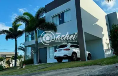 Casa 5/4 nascente no alphaville litoral norte à venda
