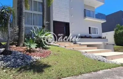 Casa de condomínio 4/4 porteira fechada à venda no alphaville litoral  norte 1