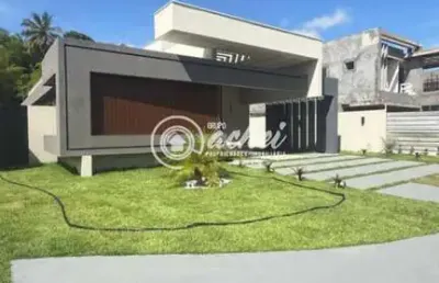 Casa 3/4 com energia solar à venda no alphaville litoral norte 3