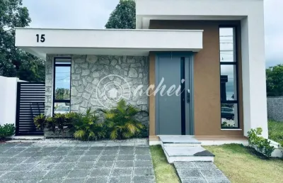 Casa em condomínio fechado com 3 quartos à venda na Rua Sucupió, sn, Abrantes, Camaçari