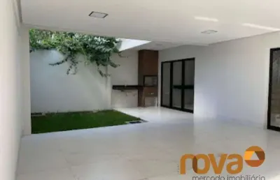 Casa em condomínio fechado com 3 quartos à venda na do siri qd -09 lt 02/05, 2, jardim atlântico, goiânia por r$ 1.050.000