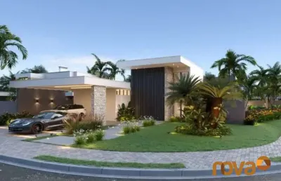 Casa em condomínio fechado com 4 quartos à venda na mb 3, 100, jardins porto, senador canedo por r$ 2.780.000