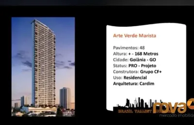 Apartamento com 4 quartos à venda na avenida mutirão, 100, setor marista, goiânia por r$ 2.315.000