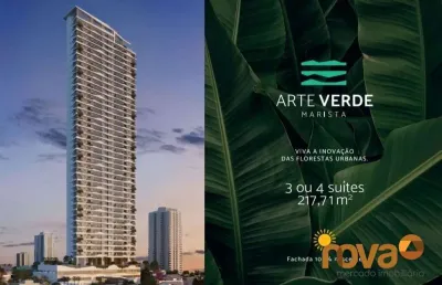 Apartamento com 4 quartos à venda na avenida mutirão, 100, setor marista, goiânia por r$ 2.299.000