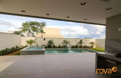 Casa em condomínio fechado com 4 quartos à venda na ggc13 qd 05 lt-02, 2, residencial goiânia golfe clube, goiânia por r$ 3.150.000