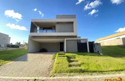 Casa em condomínio fechado com 4 quartos à venda na arno, 4, jardins barcelona, senador canedo por r$ 1.550.000