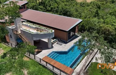 Casa em condomínio fechado com 4 quartos à venda na das espatódias, 1, condomínio ecológico mansões morumbi, senador canedo por r$ 3.620.500