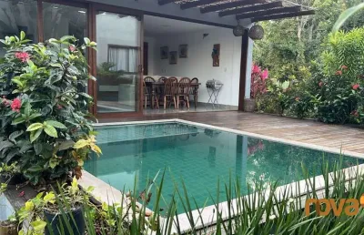 Casa em condomínio fechado com 2 quartos à venda na maramar, 100, praia de bombaça, maraú por r$ 890.000