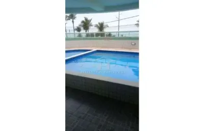 Apartamento 2 dormitórios com suíte sacada gourmet, frente ao mar, jd real praia grande