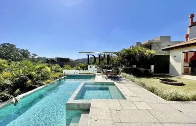 Casa em condomínio fechado com 5 quartos à venda na alameda mário lago, 183, moinho velho, cotia por r$ 7.500.000