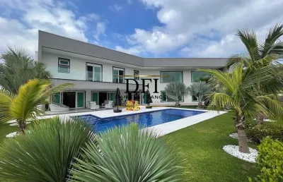 Casa em condomínio fechado com 4 quartos à venda na rua diogo álvares, 988, são paulo ii, cotia por r$ 7.300.000