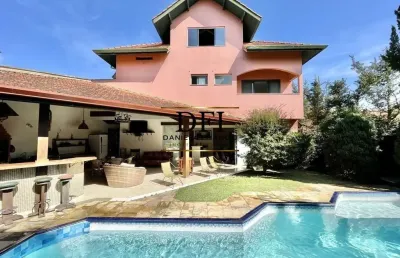Casa em condomínio fechado com 4 quartos à venda na rua alexandre de gusmão, 630, são paulo ii, cotia por r$ 2.200.000