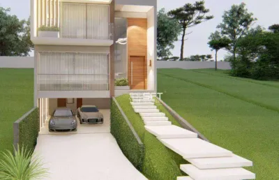Sobrado com 3 dormitórios à venda por r$ 2.555.000,00 - santa cândida - curitiba/pr