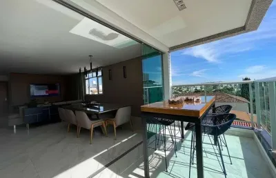 Apartamento mobiliado luxo castelo bh troca permuta 4 quartos 4 vagas aceita veiculos financia
