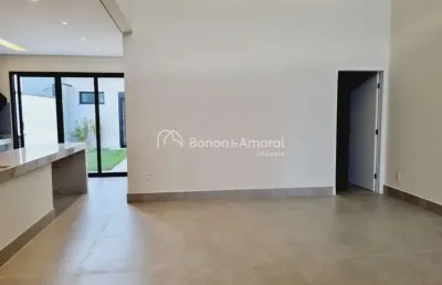 Casa térrea com 3 quartos no condomínio terras da estância, paulínia