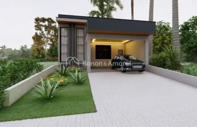 Casa térrea nova à venda no condomínio terras da estância, vila monte alegre, paulínia.