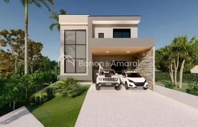 Casa à venda no condomínio terras da estância, vila monte alegre, paulínia.