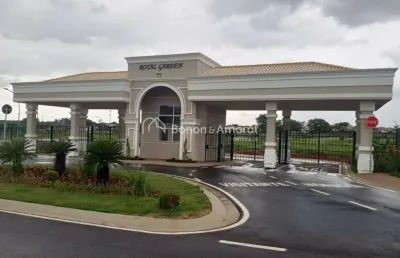 Terreno à venda no condomínio royal garden, parque brasil 500, paulínia