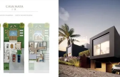 Casa em condomínio com 3 suítes, sala dois ambientes, 5 banheiros e 2 vagas na garagem - unidade 3