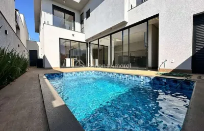 Sobrado moderno à venda 03 quartos no condomínio residencial club portinari, parque brasil 500, paulínia - sp