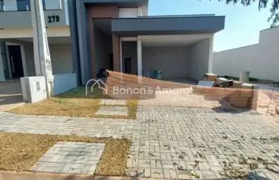 Casa térrea nova em disputado condomínio de paulínia
