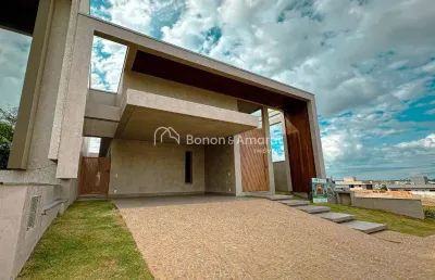 Casa a venda no condomínio santorini, parque brasil 500, paulínia.